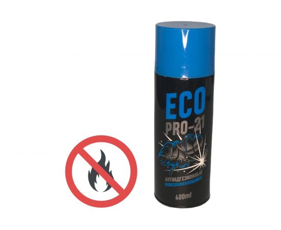 Спрей антиадгезионный негорючий для защиты металла от сварочных брызг 400 мл ECOPRO-21 4631150826248 – изображение 2