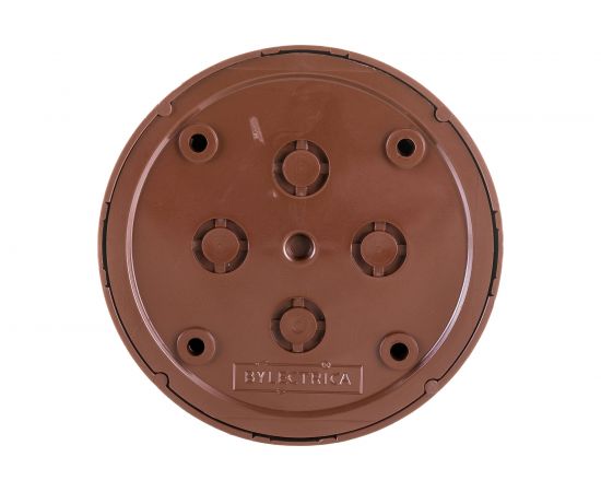 Монтажная коробка Bylectrica КМ-450 открытой установки, без сальников, диаметр 80 мм, серия РЕТРО, коричневый, – изображение 2