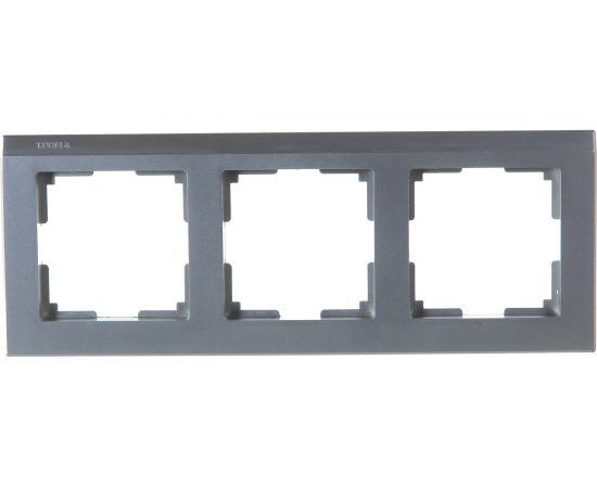 Рамка Werkel W0031808 на 3 поста Stark черный a050925 – изображение 2