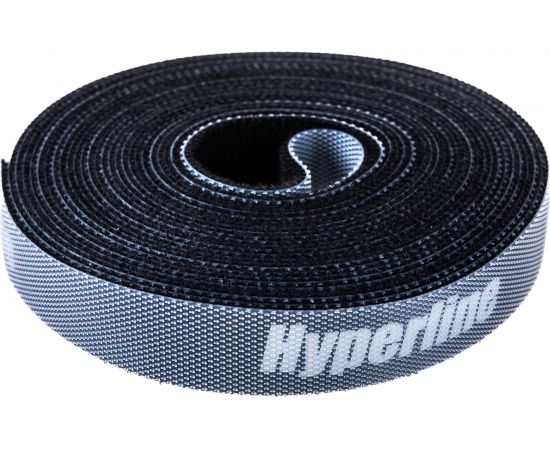 Лента (липучка) в рулоне Hyperline WASNR-5x16-BK ширина 16 мм, длина 5 м, черная 401602 – изображение 2