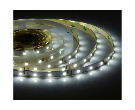 Светодиодная лента Apeyron 12В, 4,8Вт/м, smd3528, 60д/м, IP20, 280Лм/м, подложка 8мм, 30м, теплый белый 00-525 – изображение 3