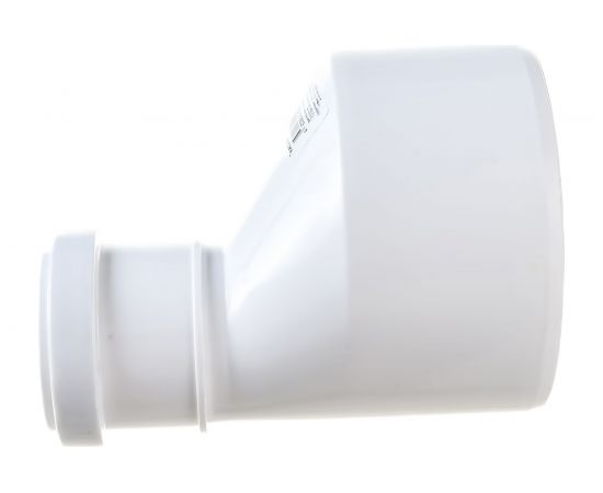 Эксцентрический переход для бесшумной канализации ПОЛИТЭК из ПП, диаметр 110/50 500110050 – изображение 3