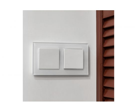 Перекрестный переключатель WERKEL W1113001 одноклавишный белый a051117 – изображение 3