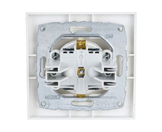 Розетка MONO ELECTRIC с заземлением DESPINA СЛОНОВАЯ КОСТЬ 102-010021-117 – изображение 3