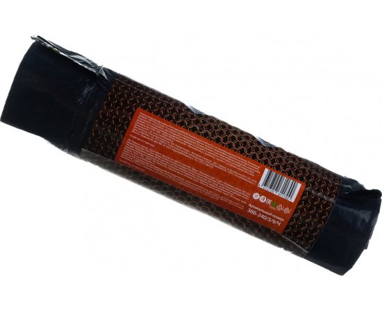 Мешки для мусора в рулоне с завязками Броня (5 шт; 110x115 см; 240 л; черные; ПВД; 55 мкм) Ромашка ЗВБ-240/5/9/Ч – изображение 3