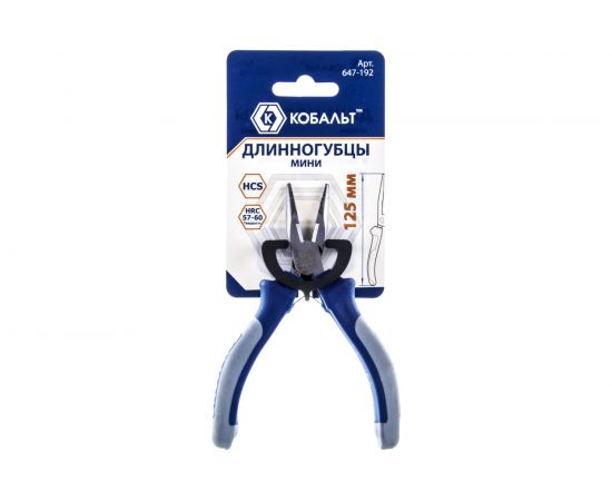 Длинногубцы мини 125 мм КОБАЛЬТ 647-192 – изображение 3