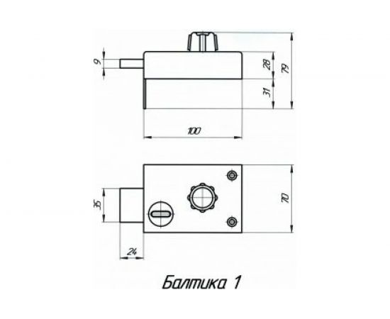 Накладной замок Шепард Балтика-1 г.С-Пб 4008 – изображение 3