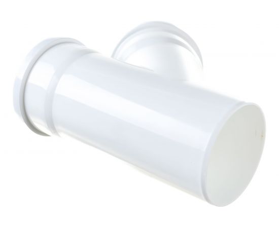 Тройник для бесшумной канализации ПОЛИТЭК из ПП, диаметр 110х110/45 градусов 200111145 – изображение 3