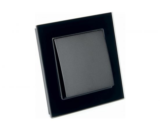 1-клавишный электрический выключатель STEKKER 250В, 10А, серия Катрин, GLS10-7003-05, черный 39505 – изображение 4