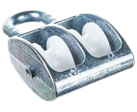 Блок для троса Невский Крепеж двойной, нейлоновый шкив, 20 мм 812729 – изображение 4