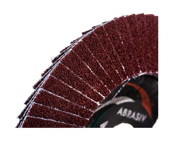 Круг лепестковый торцевой конический КЛТ2 (125х22 мм; А 60; 14А 25/Р60) ЛУГА D91212522140250 – изображение 4