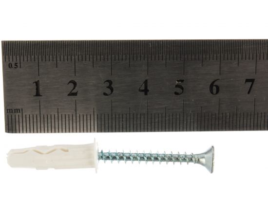 Шуруп ЕВРОПАРТНЕР Zn 4,0х35 в компл. с дюбелем MULTI 6x25 14шт. MP 402 17 – изображение 4