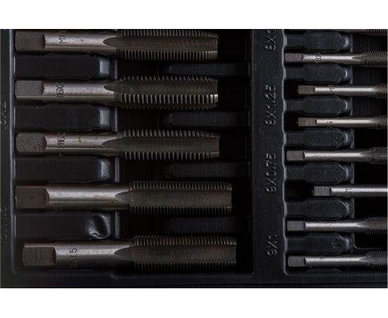 Набор метчиков и плашек ЭВРИКА метрический 110 предметов ER-01101 – изображение 4