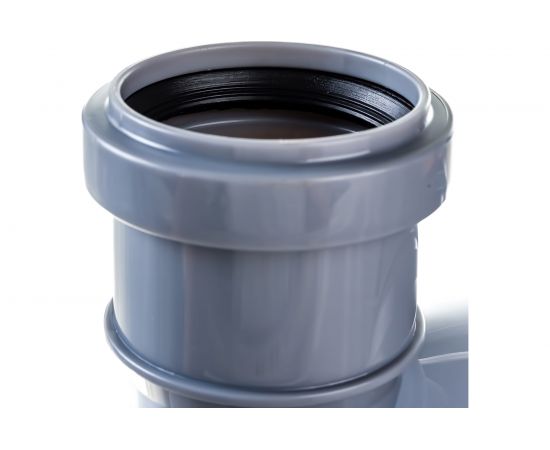 Отвод ПОЛИТЭК 110х90 градусов, с выходом 50, прямой 300111050 – изображение 5