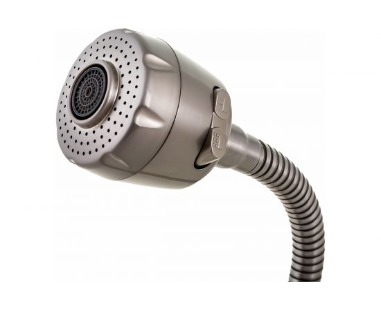 Смеситель для кухонной мойки FASHUN из нержавеющей стали, с гибким изливом, 2 режимный аэратор A54509 – изображение 5