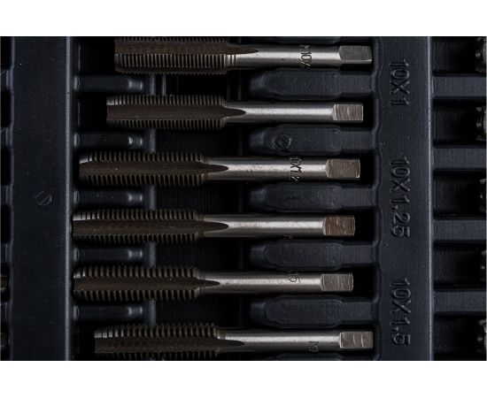 Набор метчиков и плашек ЭВРИКА метрический 110 предметов ER-01101 – изображение 6