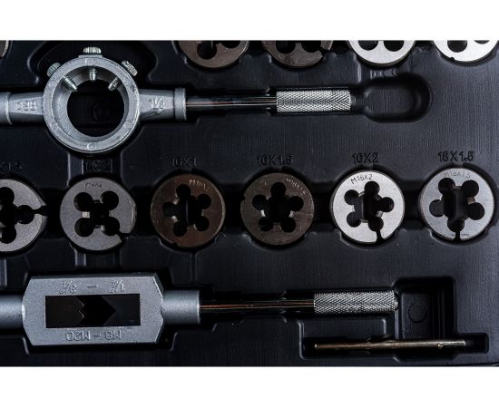 Набор метчиков и плашек ЭВРИКА метрический 110 предметов ER-01101 – изображение 8