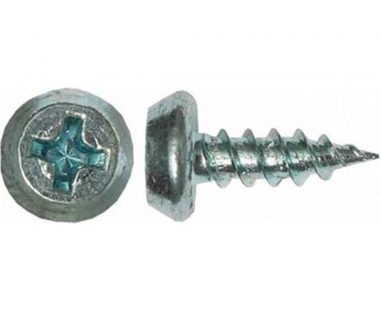 Саморезы ВИРТУОЗ 3,5х 11 мм, полуцилиндрическая головка, острый, цинк 500 шт 280-52926 