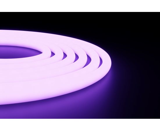 Светодиодная лента Apeyron для бани и сауны 5м, 24В, 14,4Вт/м, smd2835, 120д/м, IP68, фиолетовый/00-329 