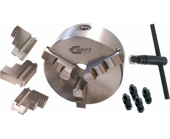 Патрон токарный 3-х кулачковый 7100-0041П К11-315С8 (315 мм) GRIFF b208175 