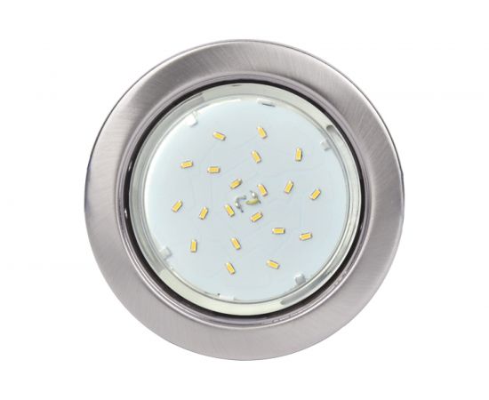 Светильник Ecola GX53 H4 без рефлектора /сатин-хром/ 38x106 /к+/ FS53H4ECB 