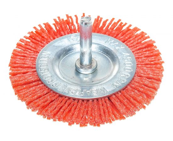 Щетка дисковая нейлоновая (75х6 мм) для дрели SKRAB 35331 