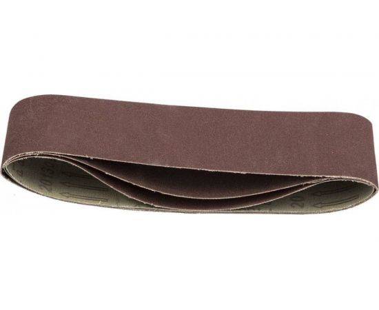 Шлифовальная универсальная бесконечная лента STAYER на тканевой основе для ЛШМ P120 75x533 мм 3 шт. 35442-120 