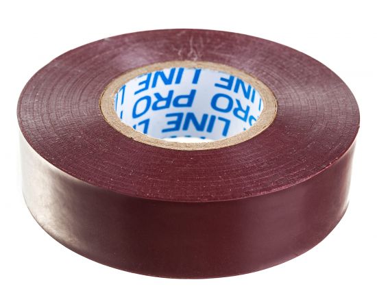 Изолента Pro line 0.15 мм 19/20 коричневая 12802 