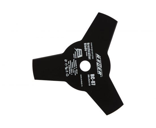 Нож ВС-07 3-х лучевой (255x25.4x1.8 мм) для бензокосы Rezer 