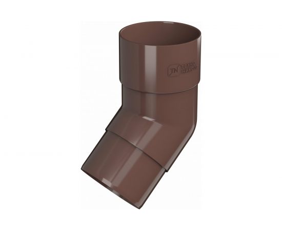 Колено трубы Технониколь (108 градусов; ПВХ; коричневый; 1 шт) TN519644 