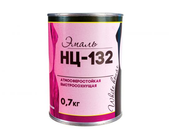 Эмаль White House НЦ-132 (черная; 0.7 кг) 16217 