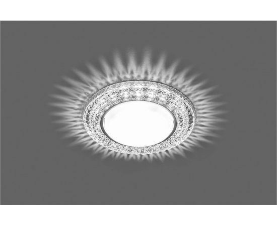 Светильник с подсветкой FERON 20LED 2835 4000K, 15W GX53, без лампы, прозрачный, хром, CD4020 29473 – изображение 2