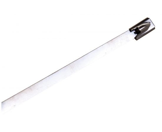 Стальная хомут-стяжка REXANT 100x4,6 мм, упаковка 50 шт. 07-0118 – изображение 2