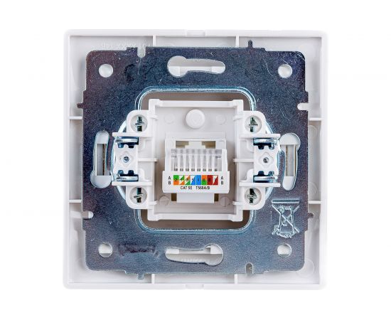 Компьютерная розетка LEZARD MIRA белый с белой вставкой 701-0202-139 – изображение 2