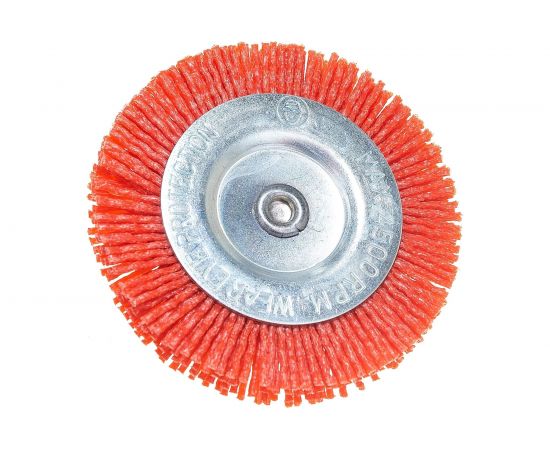 Щетка дисковая нейлоновая (75х6 мм) для дрели SKRAB 35331 – изображение 2