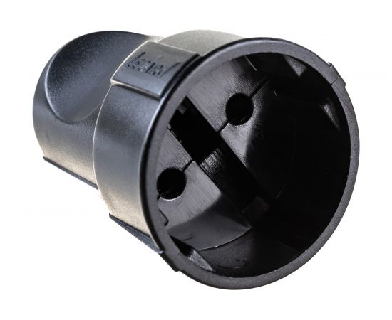 Штепсельная розетка Lezard Accessories без заземления, черная 715-1600-606B – изображение 2