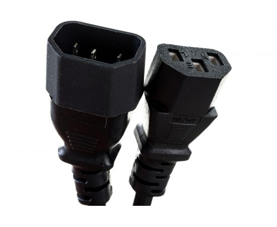 Кабель монитор-компьютер ExeGate UPS- устройство Special EC-1 8S С13- С14 3х0.5 CCA 1.8м 280987 – изображение 3