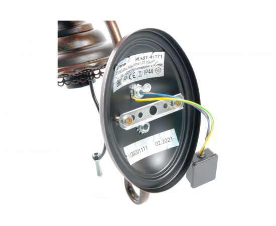 Cадово-парковый светильник FERON PL591 60W, 230V, IP44, коричневый 41171 – изображение 3