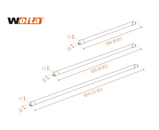 Светодиодный светильник Wolta 9 Вт, 6500К, WT4W9W – изображение 3