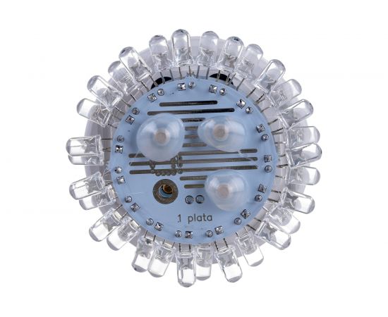 Светодиодная лампа АДФ ЛСД 220 ЩД 2 яруса светодиодов 4 Вт, 20Кд, АС 220V красная 15490913 – изображение 3