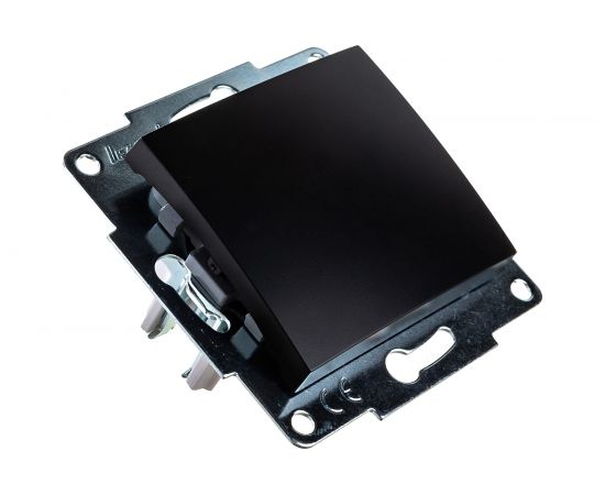 Выключатель Lezard KARINA чёрный бархат 707-4288-100 – изображение 3