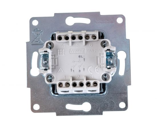 Двойная розетка Lezard KARINA чёрный, бархат 707-4288-101 – изображение 3