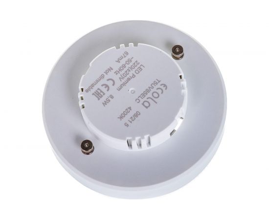 Светодиодная лампа Ecola GX53 LED Premium 8,5W Tablet 220V 4200K матовое стекло /композит/ 27x75 T5UV85ELC – изображение 4