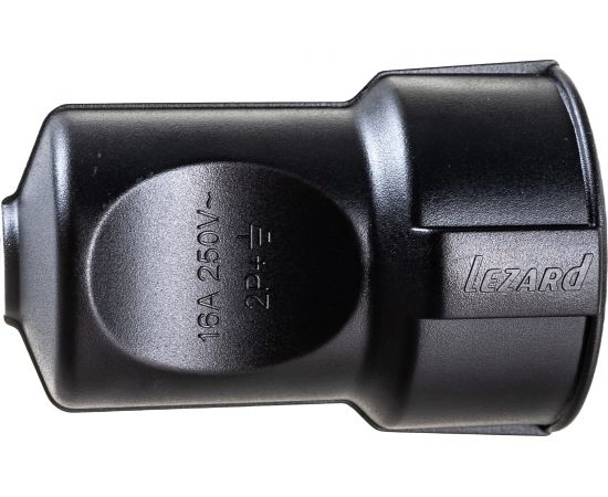 Штепсельная розетка Lezard Accessories без заземления, черная 715-1600-606B – изображение 4