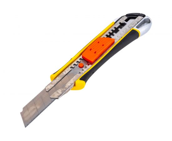 Металлический нож с автостопом Stayer KSM-18A сегментированные лезвия 18 мм 09143_z01 – изображение 4