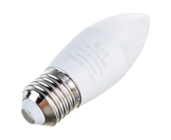 Светодиодная лампа SAFFIT SBC3715 Свеча E27 15W 4000K 55206 – изображение 5