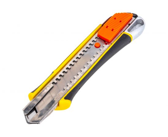 Металлический нож с автостопом Stayer KSM-18A сегментированные лезвия 18 мм 09143_z01 – изображение 6