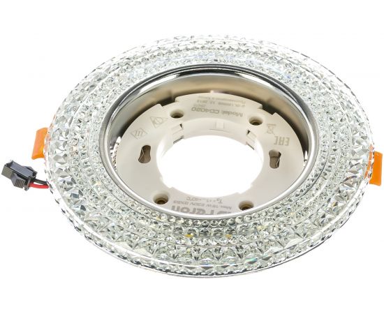 Светильник с подсветкой FERON 20LED 2835 4000K, 15W GX53, без лампы, прозрачный, хром, CD4020 29473 – изображение 7