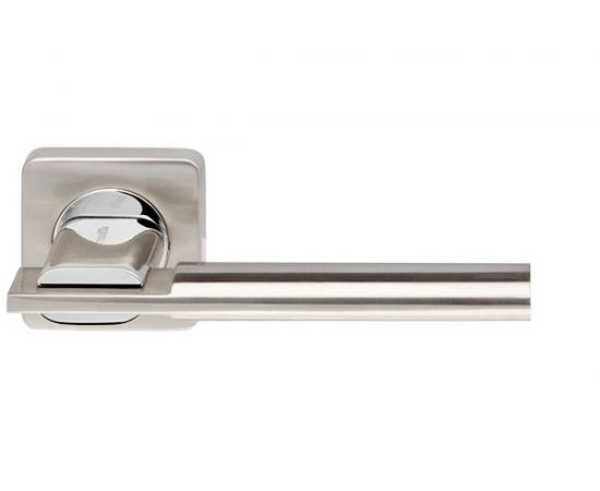 Раздельная ручка ARMADILLO TRINITY SQ005-21SN/CP-3 матовый никель/хром 20387 