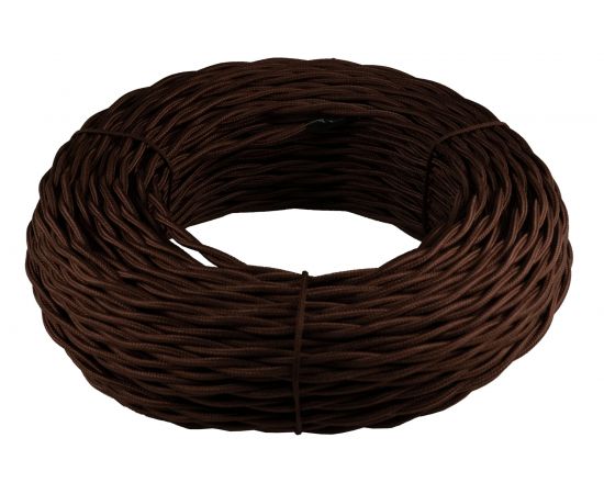 Витой провод Retrika, ретро 2х2.5 коричневый, 50м RP-22502 